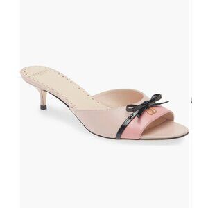 Valentino Garavani Bepointy Bow Slide Sandal (Women) Pink Sz.8.5